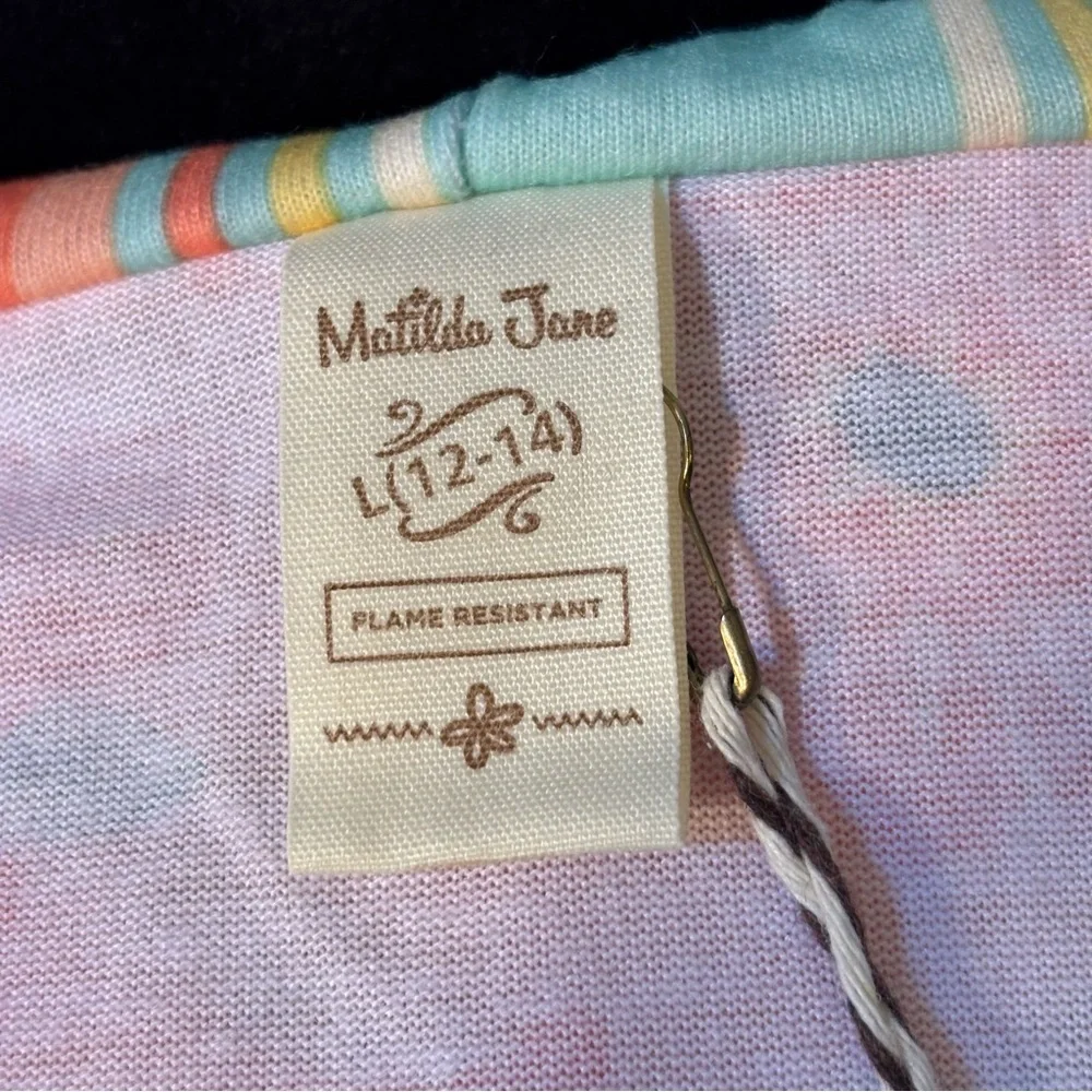 Matilda Jane Dream Chasers Winding Down Hooded Robe Cottagecore Size L (12-14)